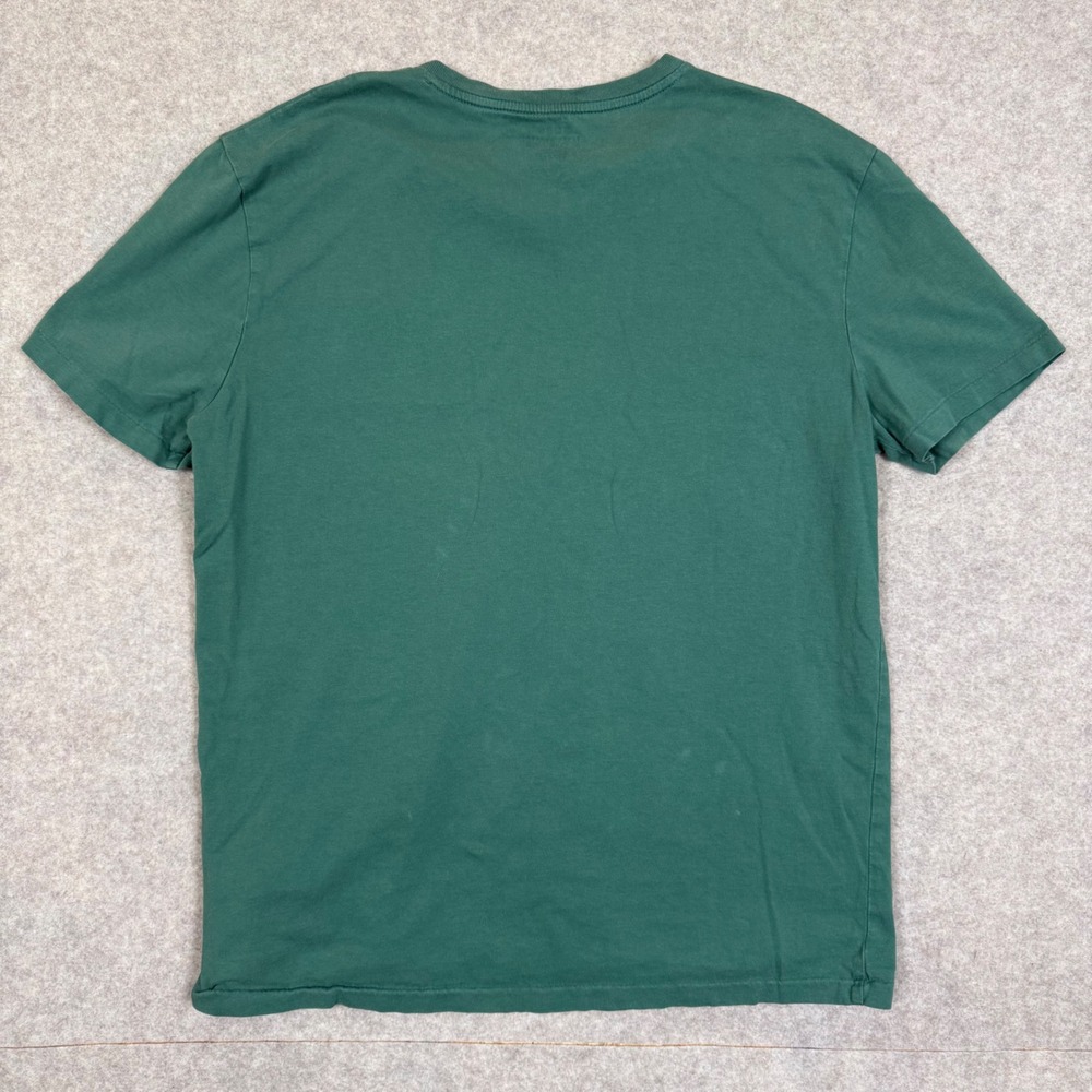 Polo Ralph Lauren V-Neck Shirt M 20x26 Classic Pony Green Short Sleeve Preppy - Picture 4 of 11